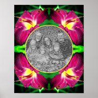 Daglelie Bloem Frame Maak Je Eigen Foto