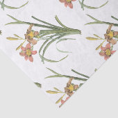 Daglelie Bloem Patroon Tissuepapier (Detail)