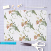 Daglelie Bloem Patroon Tissuepapier (Craft)