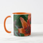 Daglelie botanische print, Canadese fotografie Mok (Links)