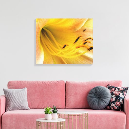Daglelie - canvas afdruk (Insitu (Woonkamer))