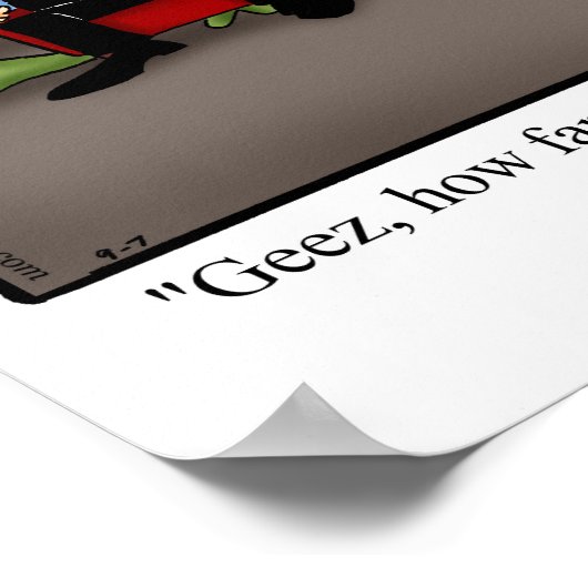 Daglicht Besparing Tijd Humor Poster Cadeau (Hoek)