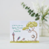 Daglicht Besparing Tijdsverandering Fun Briefkaart (Staand voorkant)