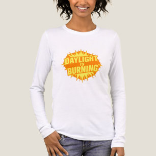 Daglicht brandt op Tri-Blend shirt