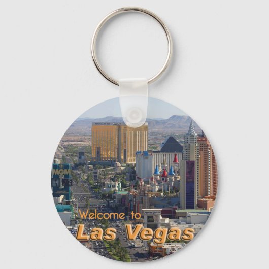 Daglicht op de Las Vegas Strip Sleutelhanger (Voorkant)