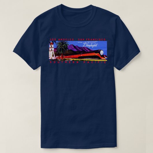 Daglicht spoor trein 1930 t-shirt (Design voorkant)