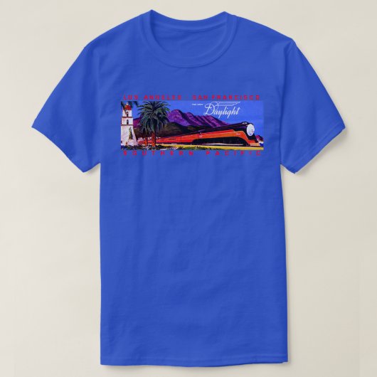 Daglicht spoor trein 1930 t-shirt (Design voorkant)