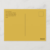 Daglichtbesparende Herfst Rug Herinneringen Busine Briefkaart (Achterkant)