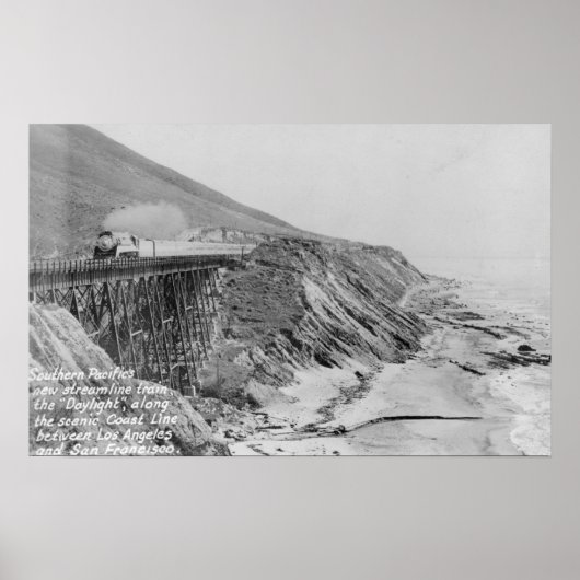 Daglichttrein voor het zuidelijke deel van de Stil Poster (Voorkant)