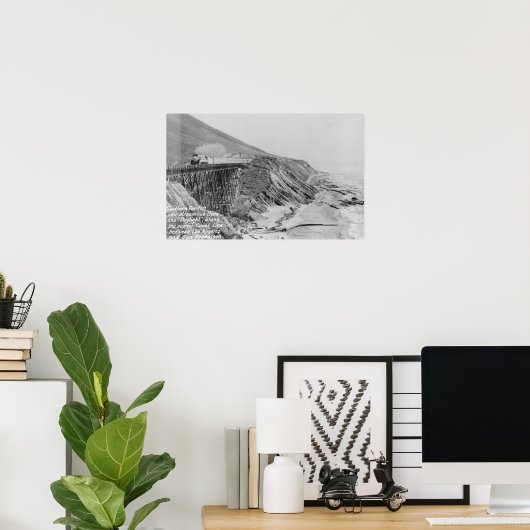 Daglichttrein voor het zuidelijke deel van de Stil Poster (Thuiskantoor)