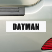 Dagman - Vrouw van de Nightman Bumpersticker (Op auto)
