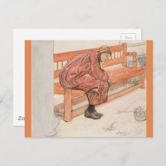 Dagmar en de papieren kroop briefkaart (Voorkant / Achterkant)