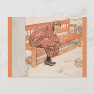 Dagmar en de papieren kroop briefkaart