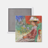 Dagmar in de tuin magneet (Voorkant / Achterkant)