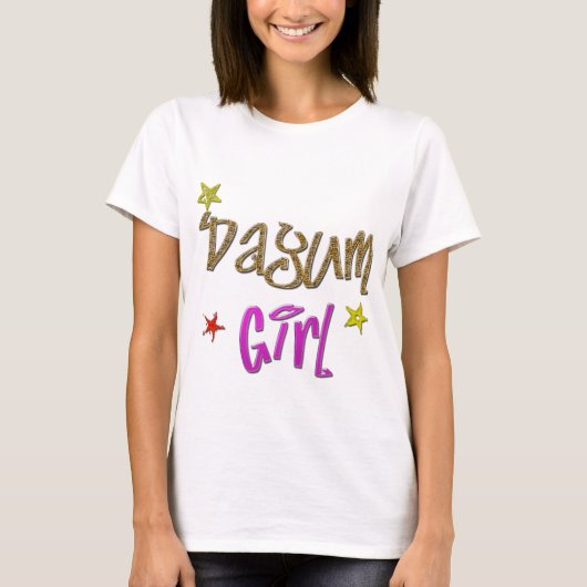 dagmeisje t-shirt (Voorkant)