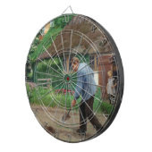 Dagmiddag in de tuin (door H.A. Brendekilde) Dartbord (Voorkant Rechts)