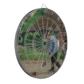 Dagmiddag in de tuin (door H.A. Brendekilde) Dartbord (Voorkant Links)