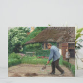 Dagmiddag in de tuin (door H.A. Brendekilde) Kaart (Staand voorkant)