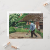 Dagmiddag in de tuin (door H.A. Brendekilde) Kaart (Voorkant / Achterkant in situ)