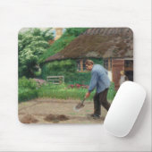 Dagmiddag in de tuin (door H.A. Brendekilde) Muismat (Met muis)