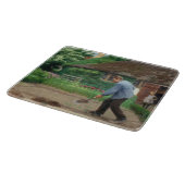 Dagmiddag in de tuin (door H.A. Brendekilde) Snijplank (Hoek)