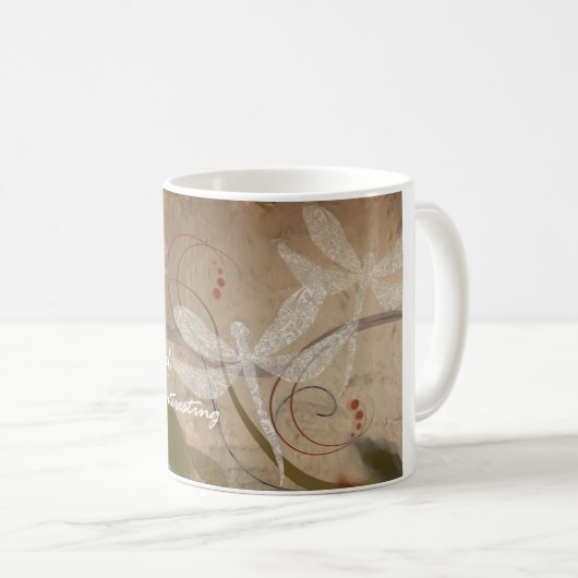 Dagonfly koffie mok (Voorkant rechts)