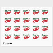 Dagon's Delights Zeevruchten Vierkante Sticker (Vel)