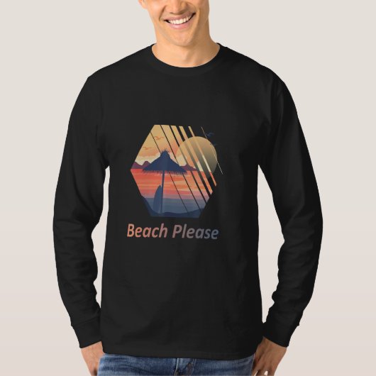 Dagontwerp voor mannen zomerpauzes Aloha Bea T-shirt (Voorkant)