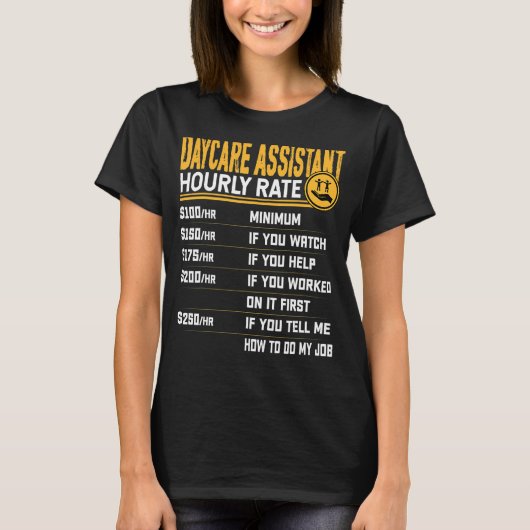 Dagopvang Assistent Kinderdagverblijf T-shirt (Voorkant)
