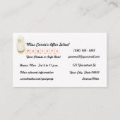 dagopvang na schoolVisitekaartje Visitekaartje (Achterkant)