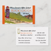 dagopvang na schoolVisitekaartje Visitekaartje (Voorkant / Achterkant)