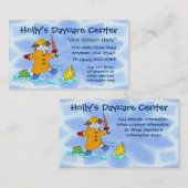 Dagopvang of kinderopvang visitekaartje (Voorkant / Achterkant)