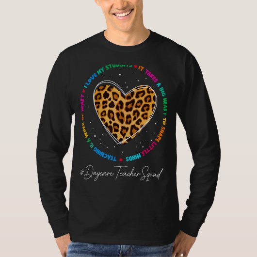 Dagopvang Teacher Squad Admin T-shirt (Voorkant)