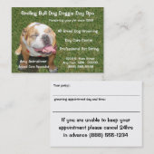 Dagoverzicht en benoemingskaart afsprakenkaartje (Voorkant / Achterkant)