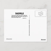 Dagoville Briefkaart (Achterkant)