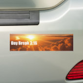 Dagpauze 3:16-naald bumpersticker (Op auto)