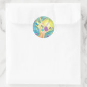 Dagpauze Ronde Sticker (Tas)