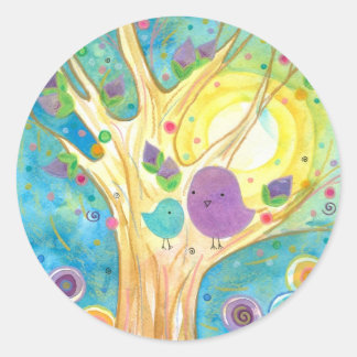 Dagpauze Ronde Sticker