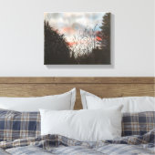 DAGPAUZE, WATERVERF CANVAS AFDRUK (Insitu (Slaapkamer))