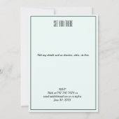 Dagpensioen Feestfeest Feestfeest Feestfeest  Kaart (Achterkant)