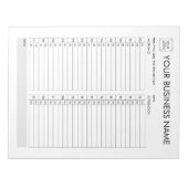 DAGPLANNER 30 MINUTEN INTERVAL VOEG UW LOGO TOE NOTITIEBLOK (Voorkant)