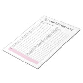 DAGPLANNER 30 MINUTEN INTERVAL VOEG UW LOGO TOE NOTITIEBLOK (Schuin)