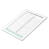 DAGPLANNER 30 MINUTEN INTERVAL VOEG UW LOGO TOE NOTITIEBLOK (Schuin)