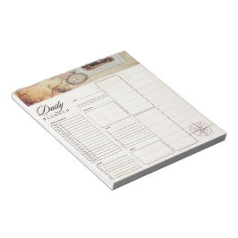 Dagplanning voor reizen notitieblok