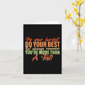 Dagseizoen voor docenten Je bent meer dan een test Kaart (Gele Bloem)