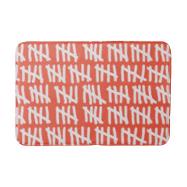 Dagtellingsontwerp op elke kleur badmat