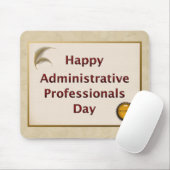 Dagtraditie van administratief professionals muismat (Met muis)