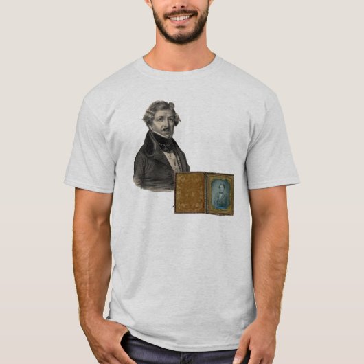 Daguerre en het Daguerreotype T-shirt (Voorkant)