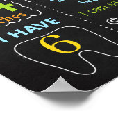 Dagvaarding Surf tijdens zomervakantie Poster (Hoek)