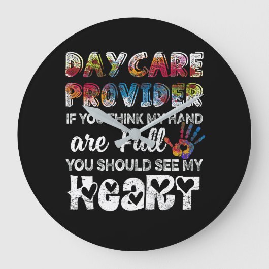 Dagverzorger- en kinderdagverblijven grote klok (Voorkant)